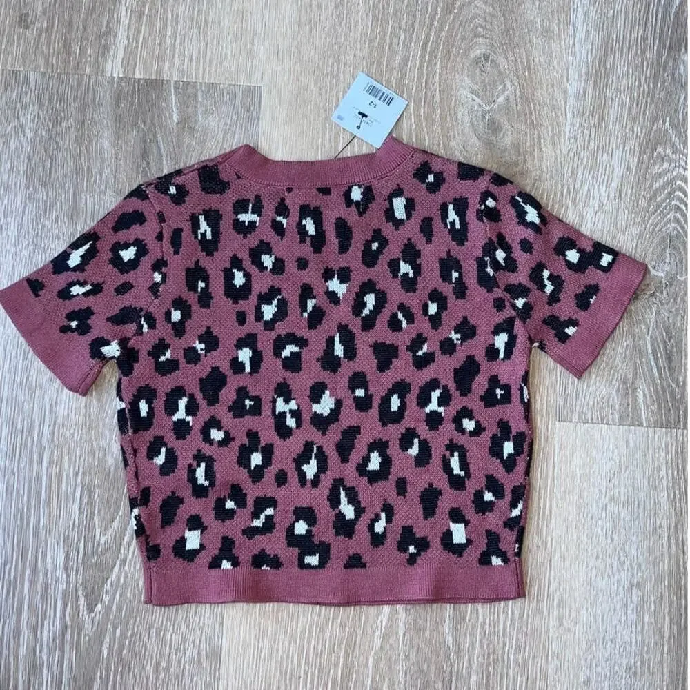 Cotton On Kids Short Sleeve Sweater - Size 1-2 - Picture 3 of 4